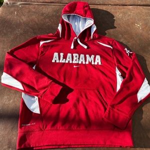 Nike Authentic Therma-Fit Red Alabama University Pullover Hoodie Men's Size M